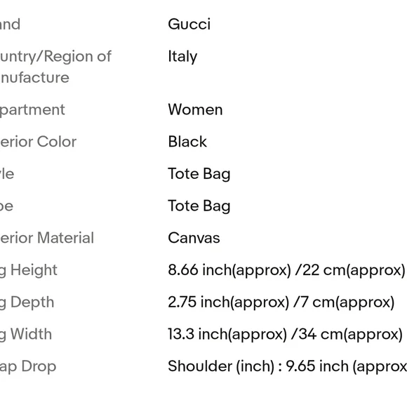 Gucci Vintage Sherry Line Gray Tote with Green and Red Web Straps - Picture 11 of 13